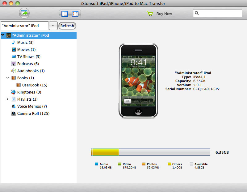 iStonsoft iPad/iPhone/iPod to Mac Transfer 3.6.0 full