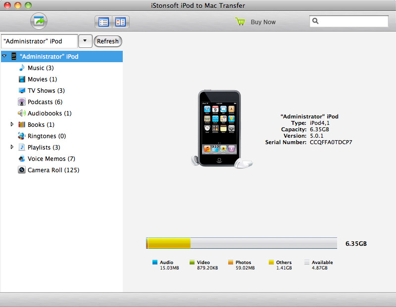 iStonsoft iPod to Mac Transfer 3.6.0 full