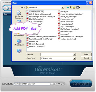 convert pdf to swf easily