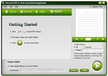 easy to use epub to pdf converting software