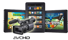 put avchd videos on kindle fire