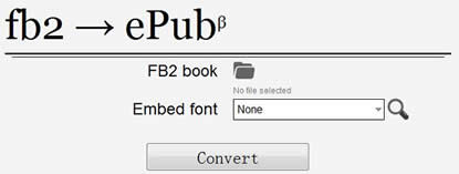 convert fb2 to epub
