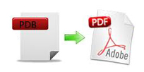 how do you convert pdb to pdf