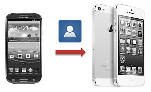 transfer android contacts to iphone