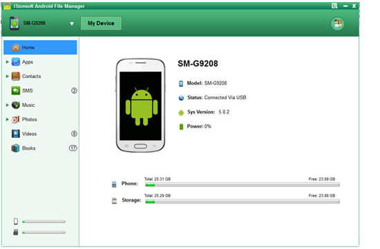 run android contacts manager