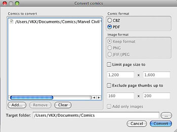 cbz to pdf converter for mac