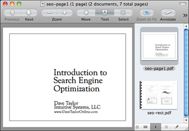 pdf viewer mac - Preview app