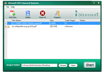 screenshot of cracking pdf passwords