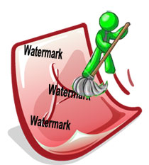 removing watermarks from pdf documents