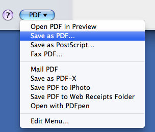 create pdf for mac