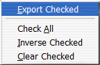 export checked