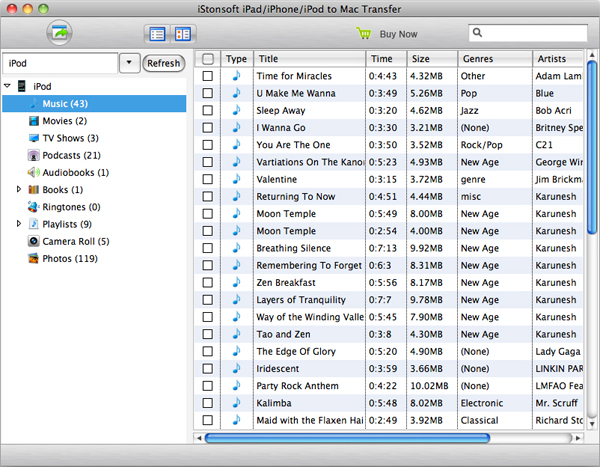 use sharepod for mac to export ipad ipod iphone files to pc