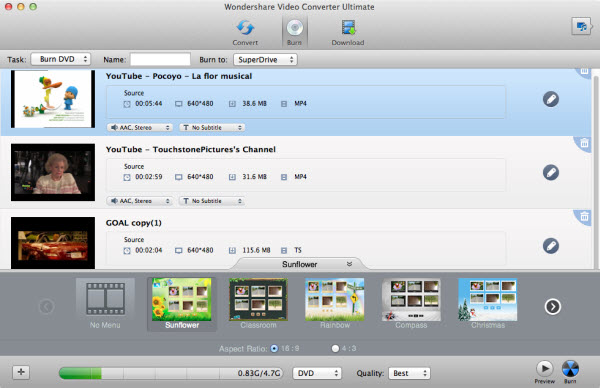 run software to convert video to htc on mac
